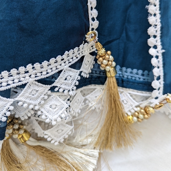 3 pc Indian Pakistani Kurti, Pant and dupatta - Picture 6 of 15